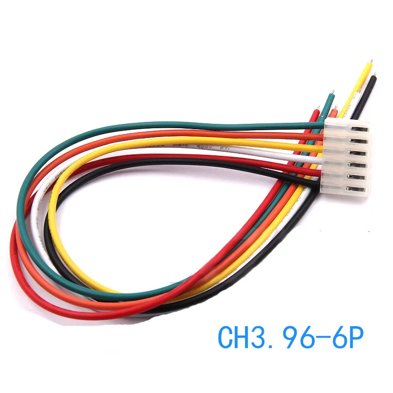 5 шт./партия CH3.96mm 2/3/4/5/6/7/8/9/10 Pin 3 96 мм Гнездовой разъем с проводом 22AWG 10-30 см Луженый