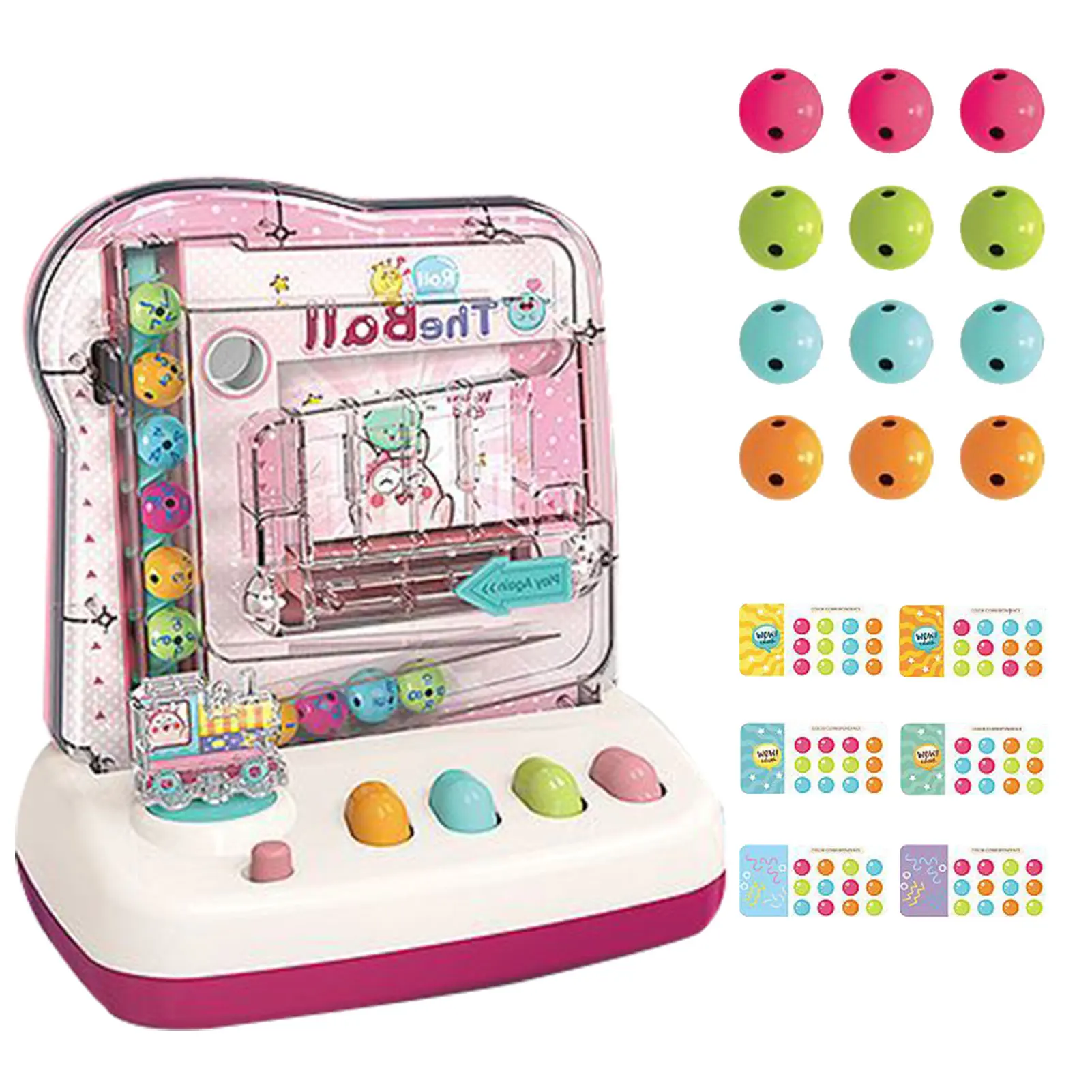 

Puzzle Rolling Ball Toy Learning Ball Toy For Toddlers Early Educational Parent-child Interactive Track Ball Toy For Kids