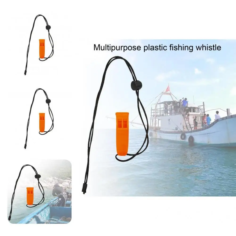 

High Frequency Long Lasting Dual Frequency Lifeguard Whistle for Fishing