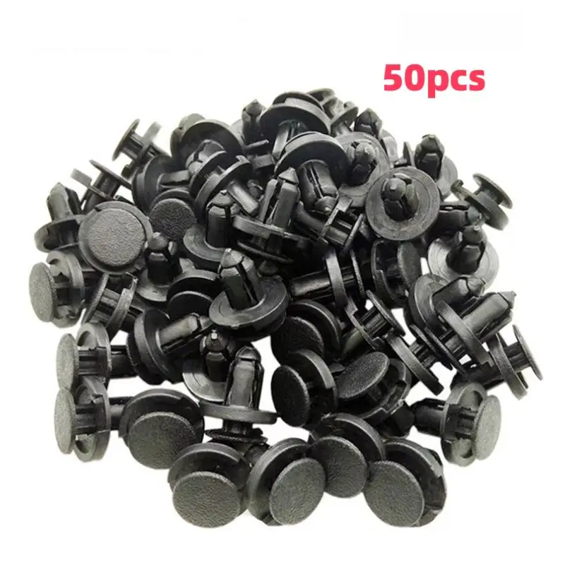 

Черный Пластиковый Автомобильный Крепеж И Зажим Диаметром 8 Мм Для Автомобильного Бампера, Дверной Панели, Фиксатор Подкрылка