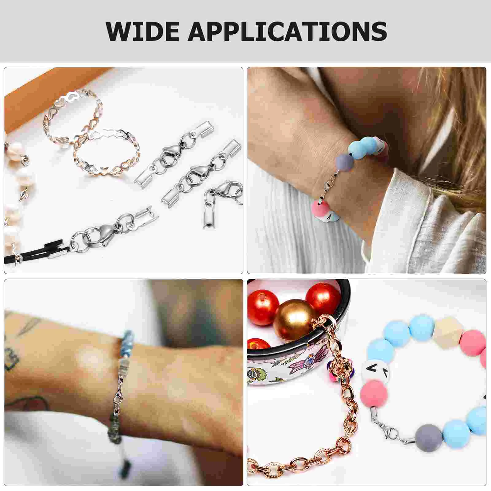 40 шт. разъем из нержавеющей стали застежки в виде когтей омара зажимы для