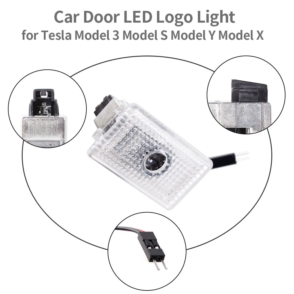 

2 шт., Автомобильные светодиодные лампы Tesla Model 3 S X