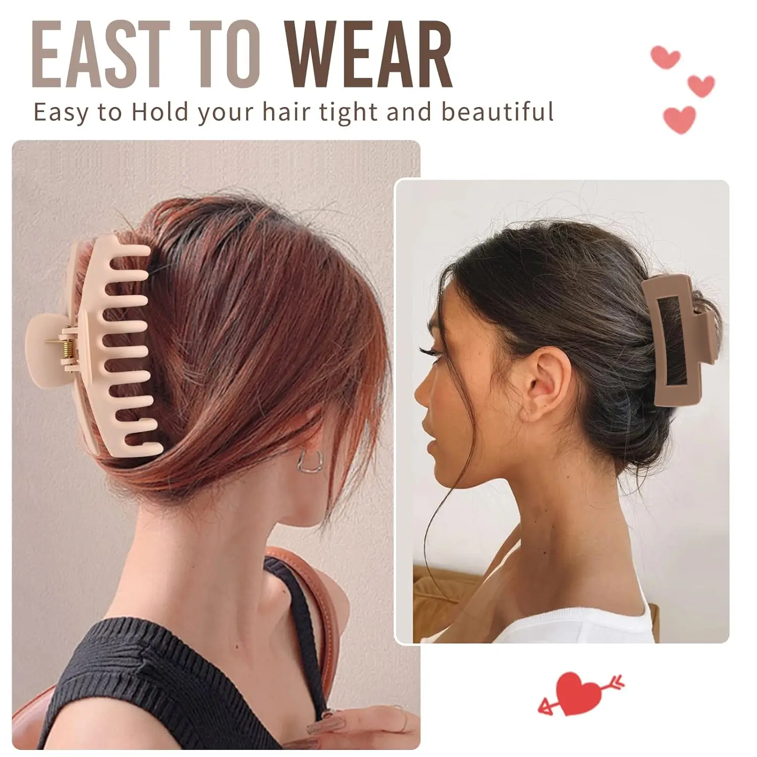 8 шт. женские заколки для волос 4 3 дюйма