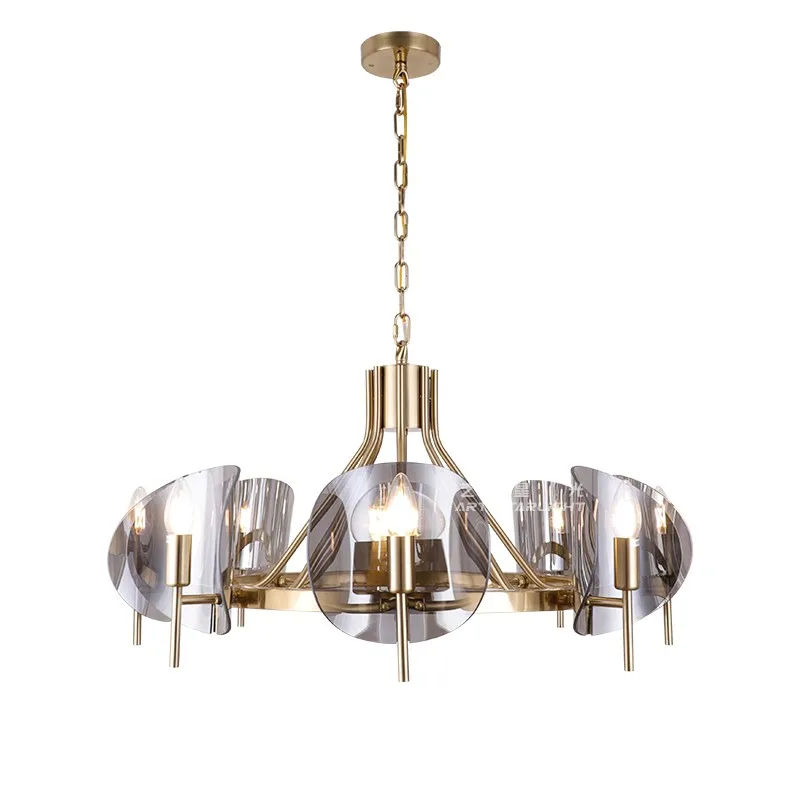 

Post-modern creative living room personality fashion dining room bedroom study villa duplex building designer chandeliers