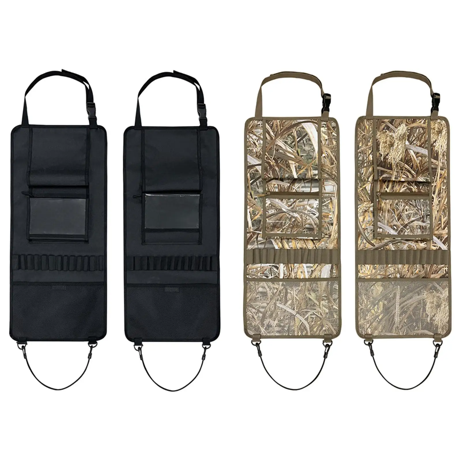 

Car Seat Organizer Oxford Cloth Travel Bottle Bag Space Saving Adjustable Multifunctional Pouch Car Interior Storage Hanging Bag