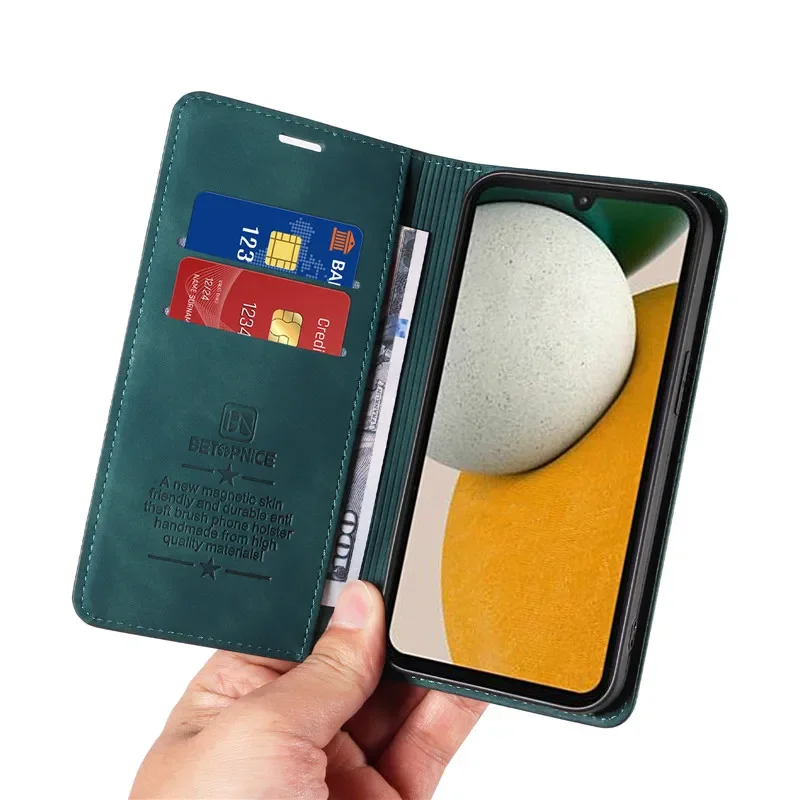 Противоугонный чехол для телефона Xiaomi Redmi Note 14 13 Note14 Pro Plus 13C 5G 14C 4G Coque Wallet Flip Card Holder