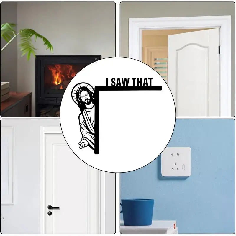 Я увидел что дверь с Иисусом задняя фоторамка я