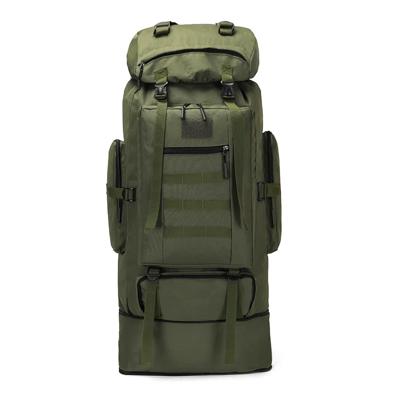

100L Waterproof Molle Camo Tactical Backpack Military Army Hiking Camping Backpack Travel Rucksack Outdoor Sports Climbing Bag