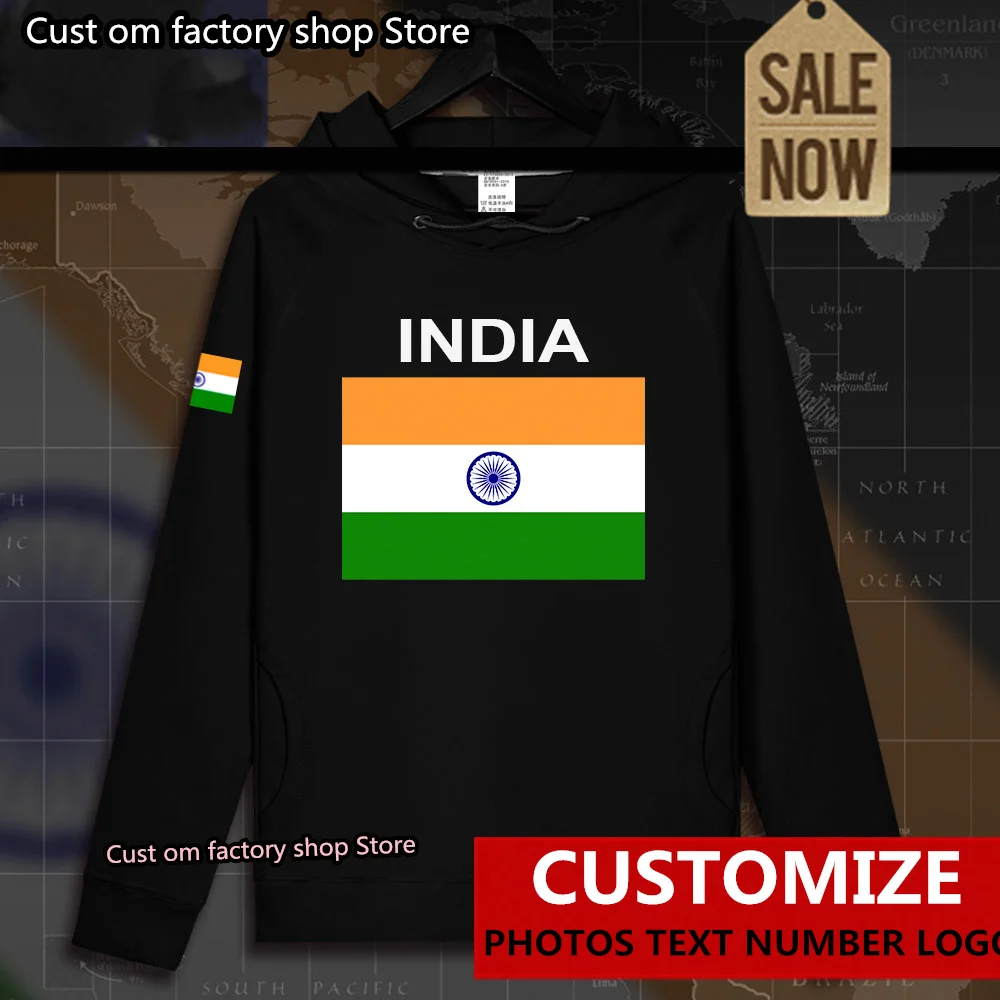 

Republic of India IND Indian mens hoodie pullovers hoodies men sweatshirt thin new streetwear clothing hip hop tracksuit nation