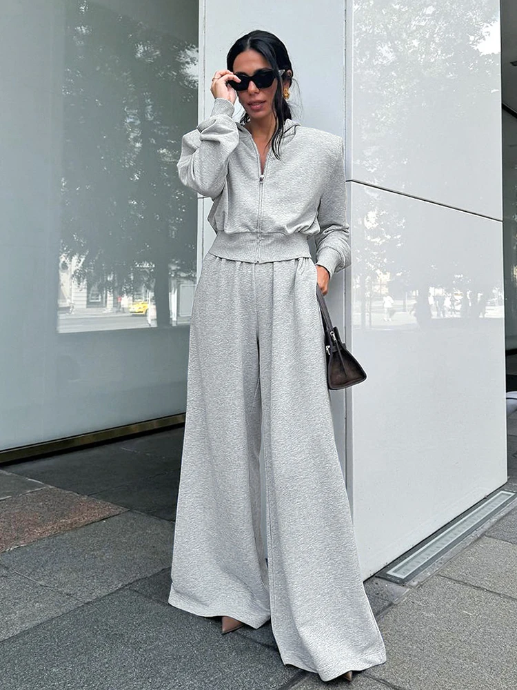 Aynaray женский однотонный спортивный костюм на зиму и весну 2024 комплект одежды