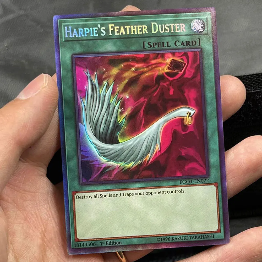 Голографическая карточка Yugioh без повторов 50/100 шт.