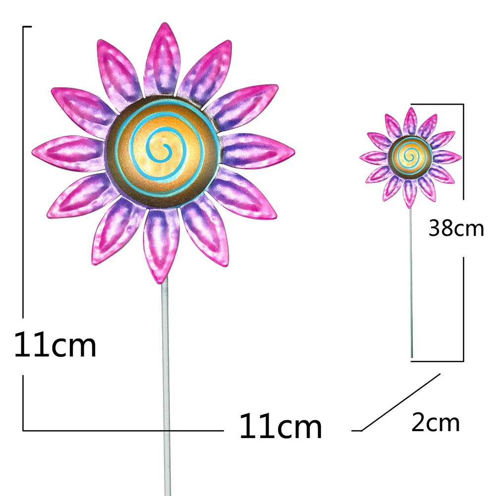

1PCS Metal Hummingbird Stakes Butterflies Bird Art Sculpture Outdoor Iron Ornament Garden Stake Garden Home Decor Dropshiping
