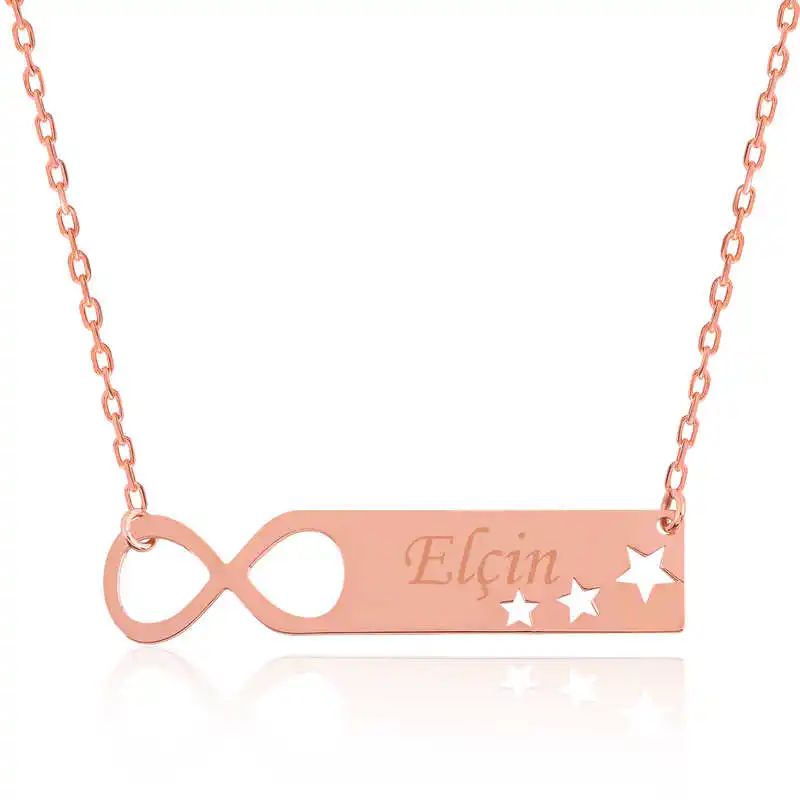 

Tevuli 925 Sterling Silver Infinity Star Personalized Is Necklace