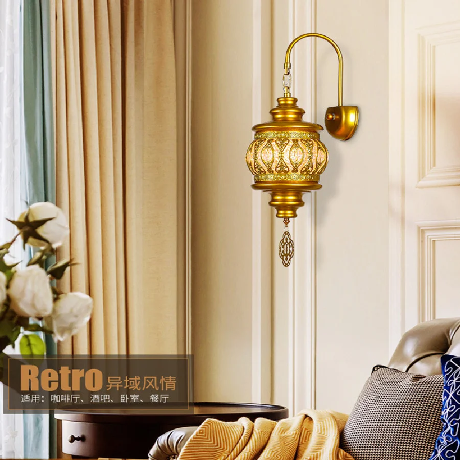 

Retro Wall Lamp Feature Exotic Restaurant B&B Bar Cafe Aisle Corridor Bedroom LED Lighting