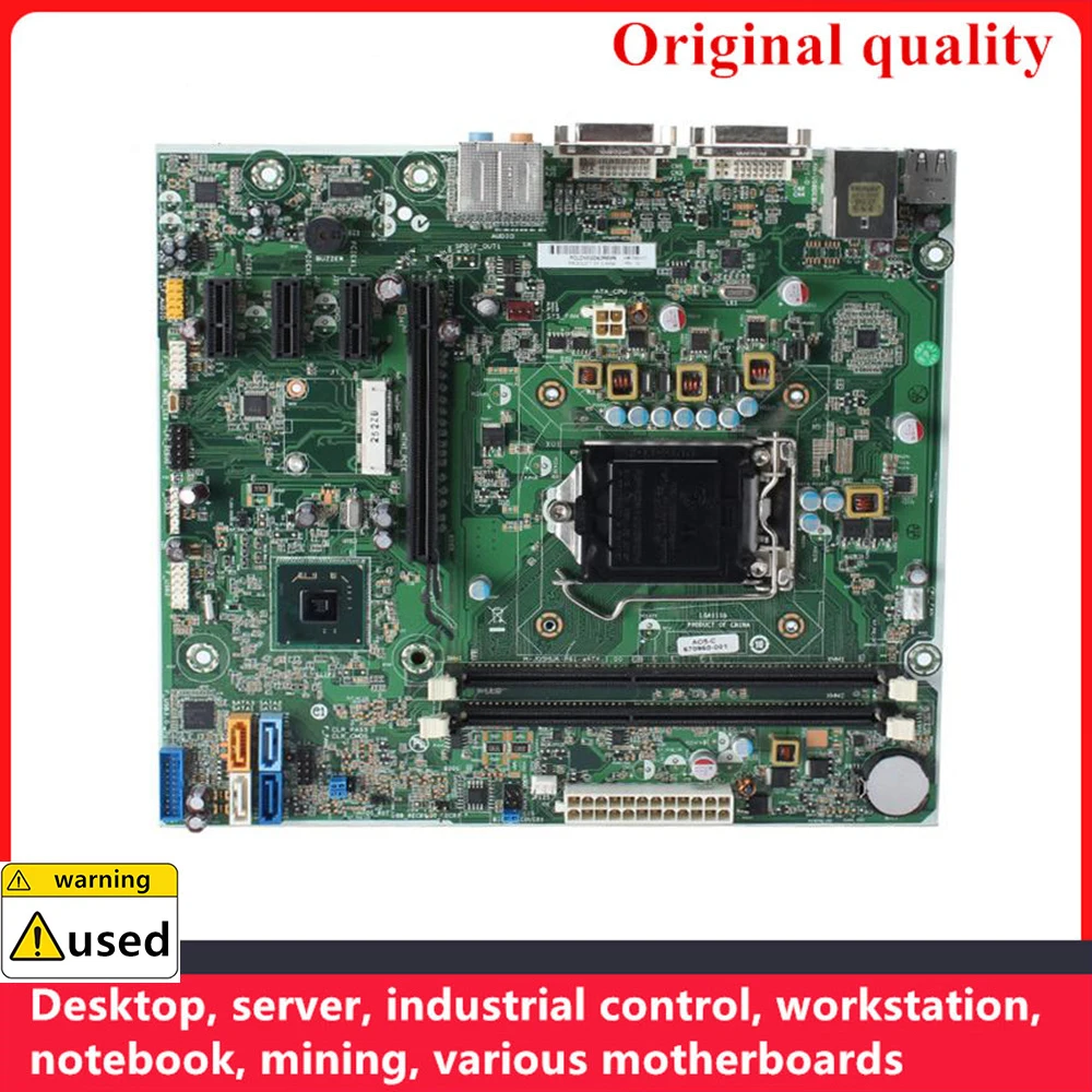 

Used 100% Tested For 696233-001 For HP Pavilion P6 P7 P6-2131JP Motherboard 698346-501 H-JOSHUA-H61-uATX:1.00 Mainboard