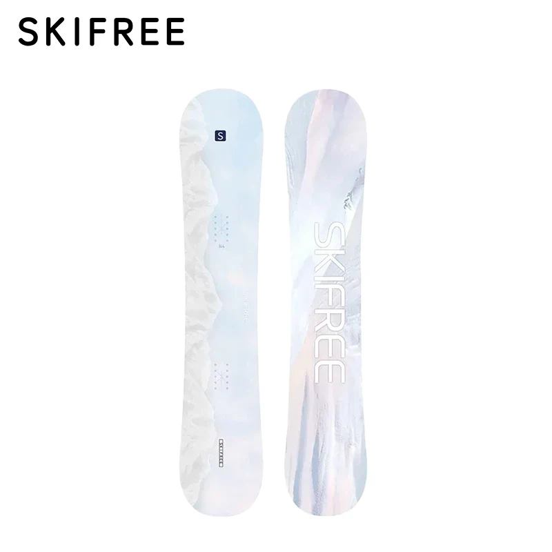 

SKIFREE Snowboards for Women Men - Pure White Iceberg Snowboards Length 140/144/147/150cm