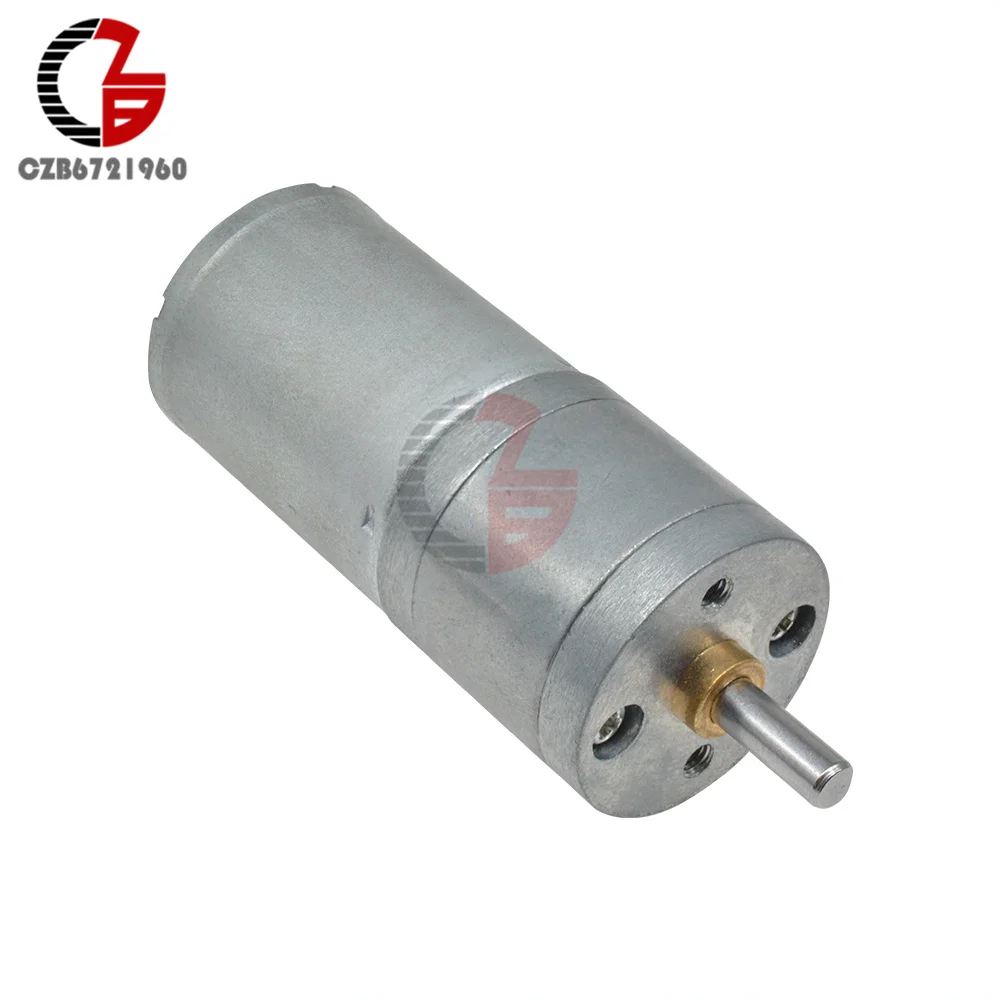 

JGA25-370 25GA370 Geared Motor DC Motor 12V Electric Gear Motor High Torque 5/10/15/30/60/100/150/200/300/400/500/1000/1200 RPM