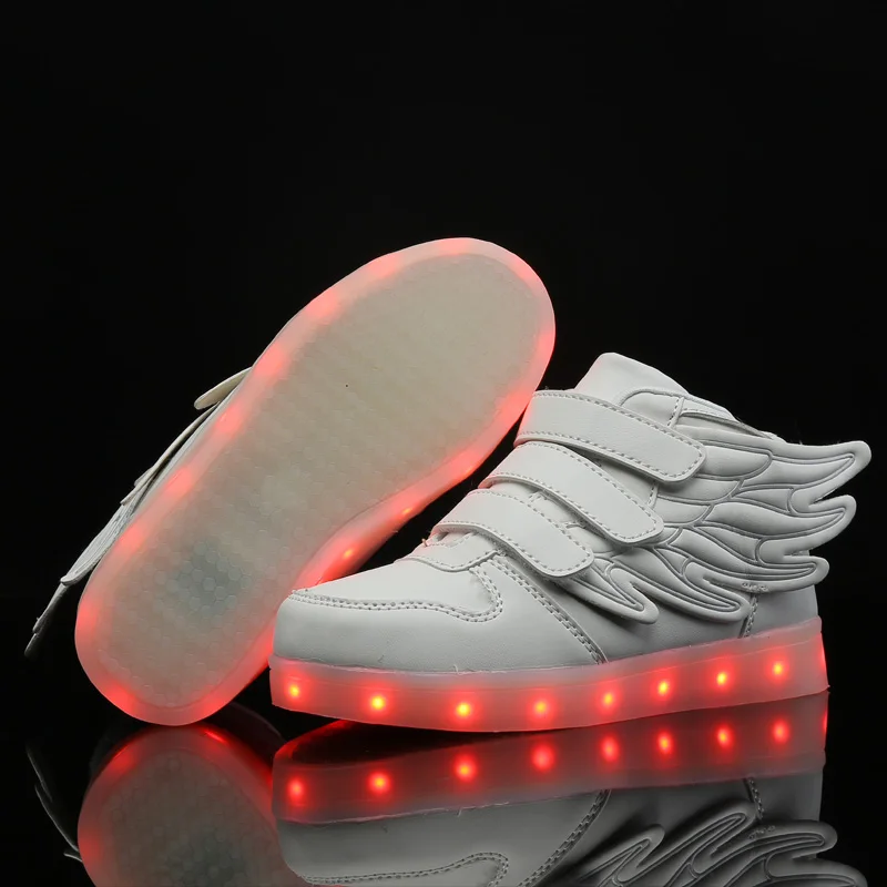 Luminescent Sports Shoes Boys And Girls' LED Sports Shoelaces Luminescent Soles Luminescent Shoes Children's Luminescent Sports