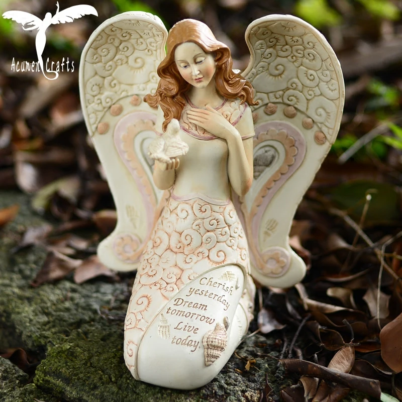 Креативная полимерная скульптура ангела океана домашний декор украшение для