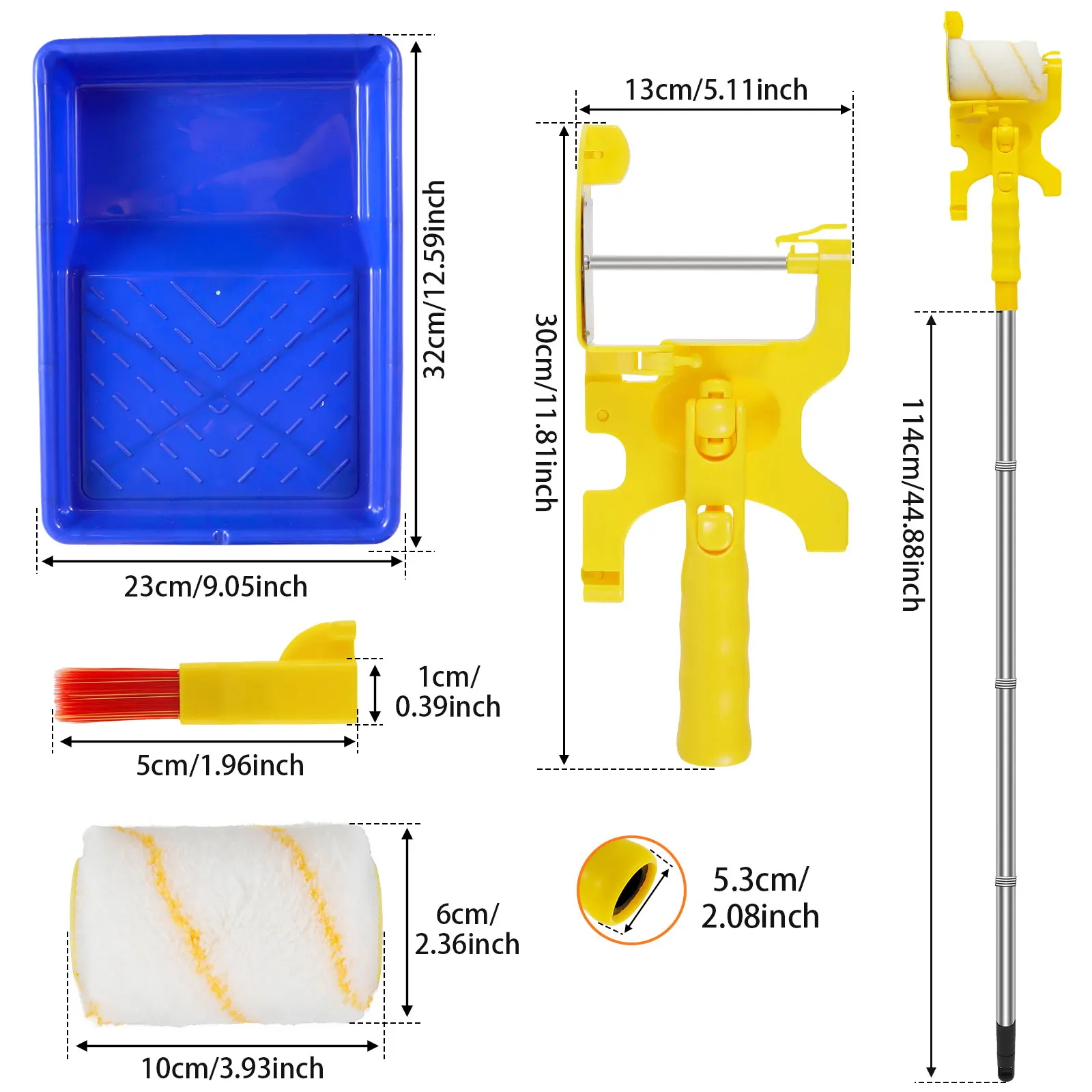Набор кисточек для окраски набор ручек обрезки стен и краски комбинированный