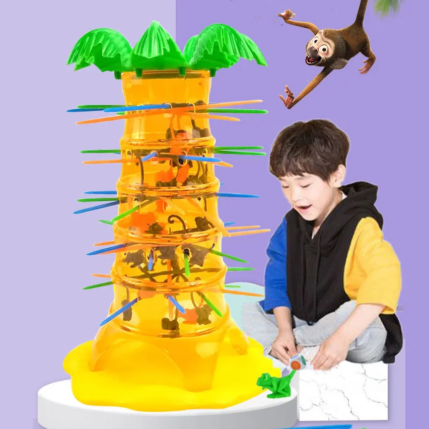 

Children Interesting Toys Puzzle somersault falling monkey game tabletop interactive game Party Game Funny Logic Toys For Kids