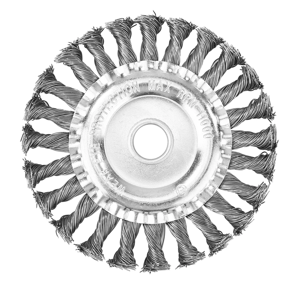 

Rotary Joint Twist Knot Steel Wire Wheel Universal Grass Weeding Tool Brush Disc