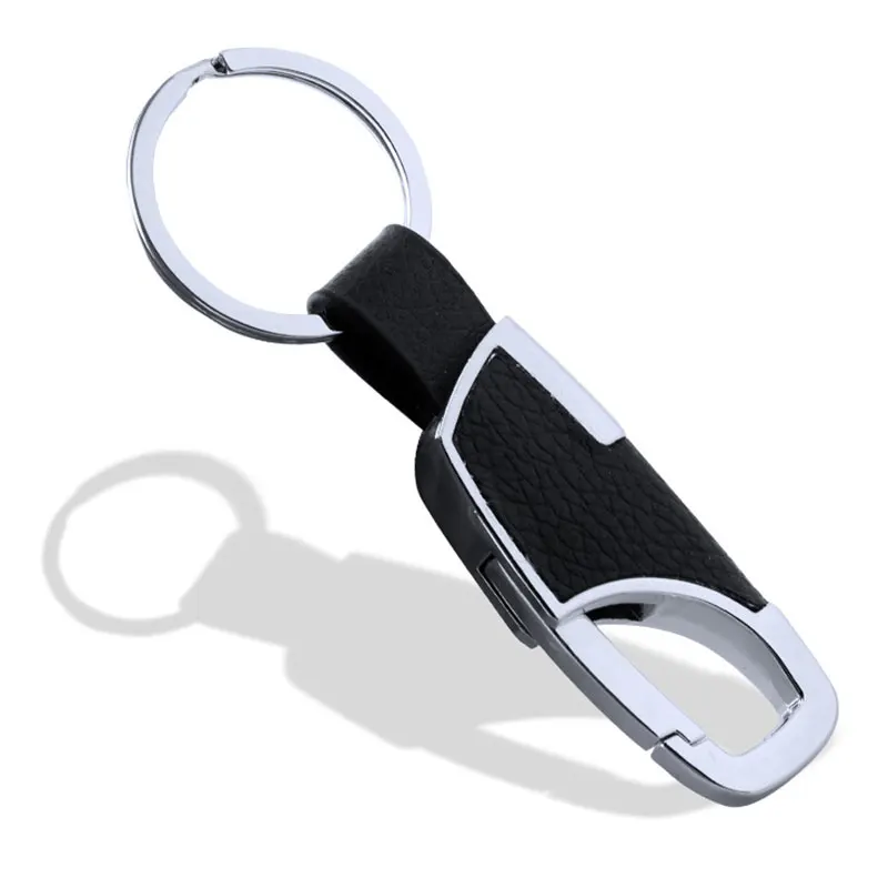 

200 шт. роскошный кожаный мужской брелок черная застежка креативный «сделай сам» держатель для ключей Автомобильный брелок для ключей для мужчин ювелирные изделия подарок