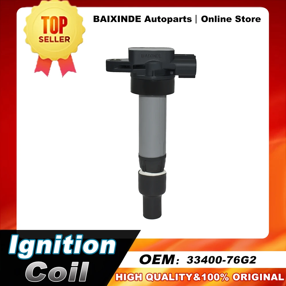 Фото 33400-76G2 1/4 шт. Катушка зажигания 33400-76G2 33400-76G21 099700-095 для Suzuki Carry EVER-Y DA64V Wagon R №2