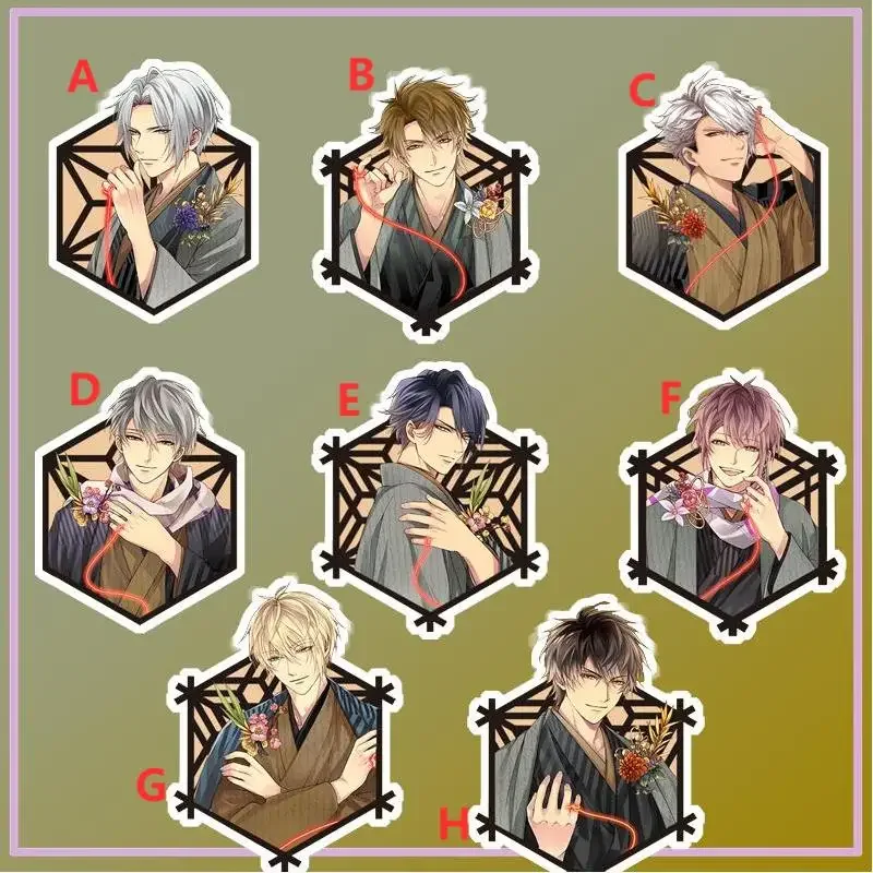 Брелок в стиле аниме Mouri Motonari Toyotomi Hideyoshi акриловый брелок для ключей ремешок
