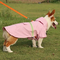 reflective pet small dog raincoats for small large dogs rain coat waterproof jacket fashion outdoor breathable puppy clothes 5xl