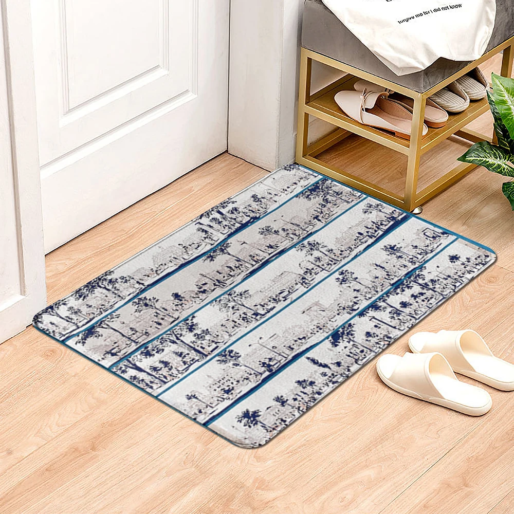 

Коврик для ванной комнаты, маленький коврик для душа, декоративный Впитывающий Коврик для ног, коврик для входной двери, кухонный коврик, ко...