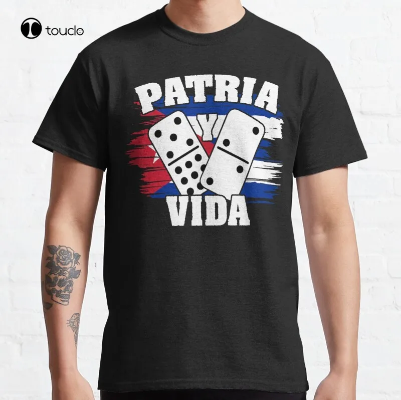 

Новинка, Patria Y Vida Viva ламбинская свобода, Классическая футболка, хлопковая футболка