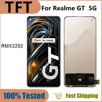 6 43 tft lcd for realme gt 5g lcd display touch screen assembly for oppo realme gt rmx2202 lcd replacement accessory