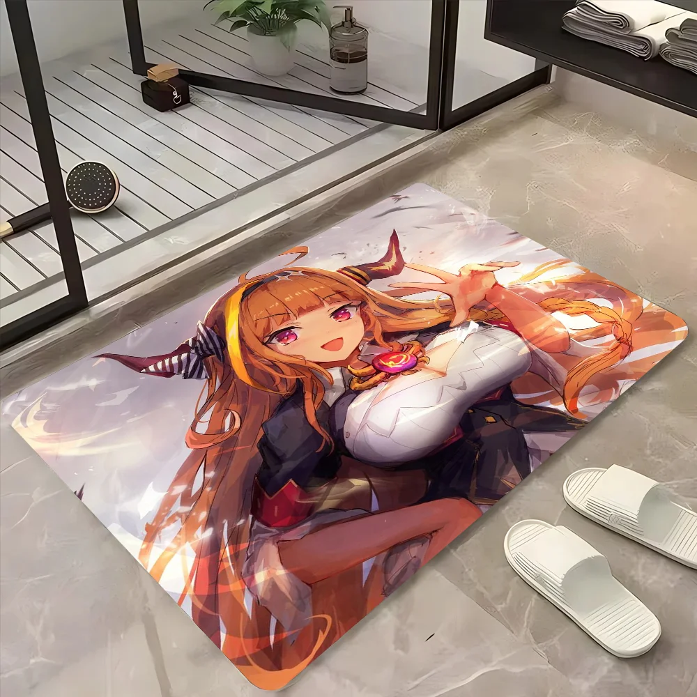 Аниме Kiryuu Koko Floor Mat - Противоскользящий Коврик Для Домашнего Декора Прямоугольный