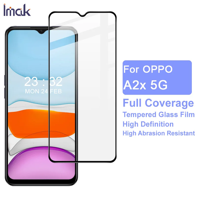 

Imak Pro+ Full Tempered Glass For OPPO A2x 5G Screen Protector Glass Film For OPPO A2x 5G Protective