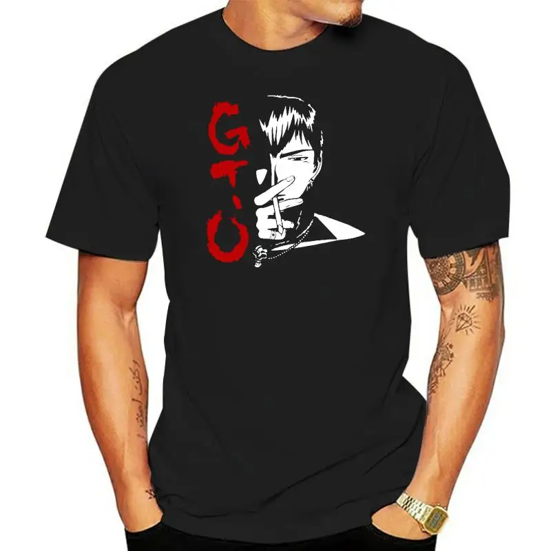 

GTO Onizuka-хлопковая футболка для мужчин, широкая футболка, 4XL, 5XL, 6XL