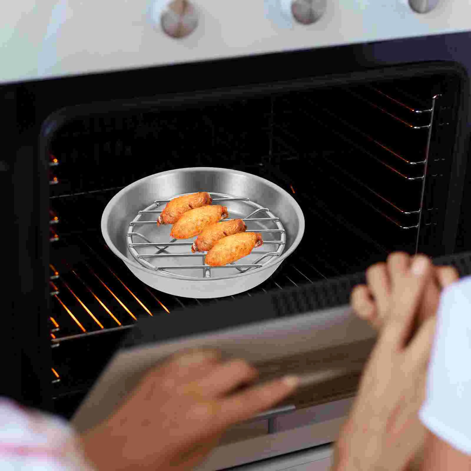 Сливная сковорода из нержавеющей стали 304 гриль аксессуары для выпечки тостер