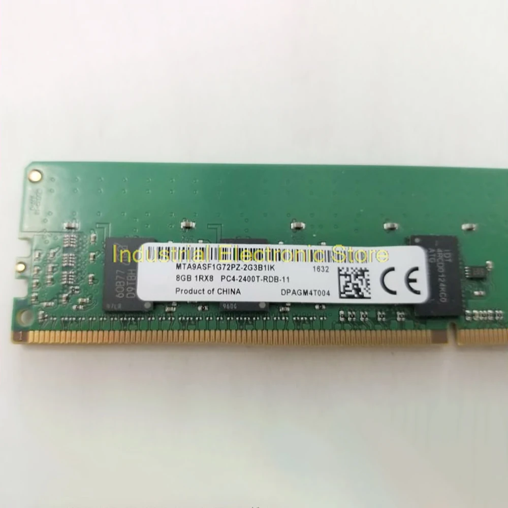 Для MT RAM 8G 8GB 1RX8 PC4-2400T 2400 DDR4 Серверная память MTA9ASF1G72PZ-2G3B1IK