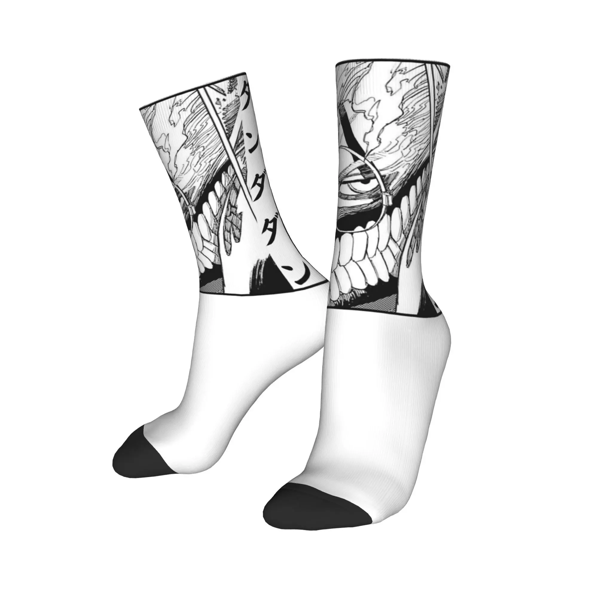 Забавные женские и мужские носки для экипажа крутые Dandadan Anime Okarun уютные Momo Ayase