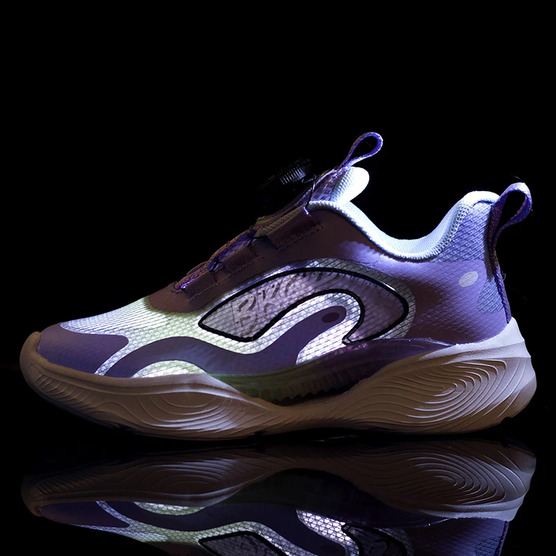 High Quality Children's Basketball Shoes 2023 High Top Basketball Shoes Breathable Boys' Shoes Children's Training Running Shoes