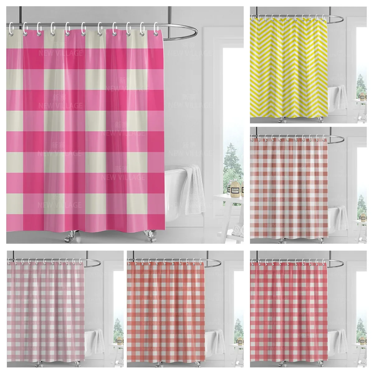 Домашний декор занавески для душа ткань современный скандинавский