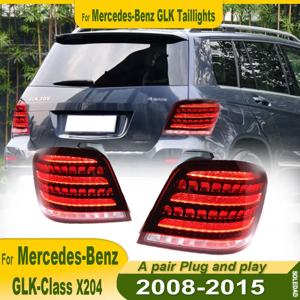 Автомобильные светодиодные задние фонари для Mercedes Benz GLK GLK300 GLK350 GLK260 2008-2014 2015