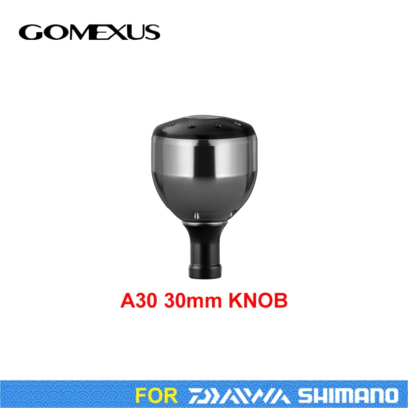 

New Gomexus Spinning Reel Modified Metal Power Knob Suitable for Most Shimano Daiwa Accessories A30SKBK-G 30mm