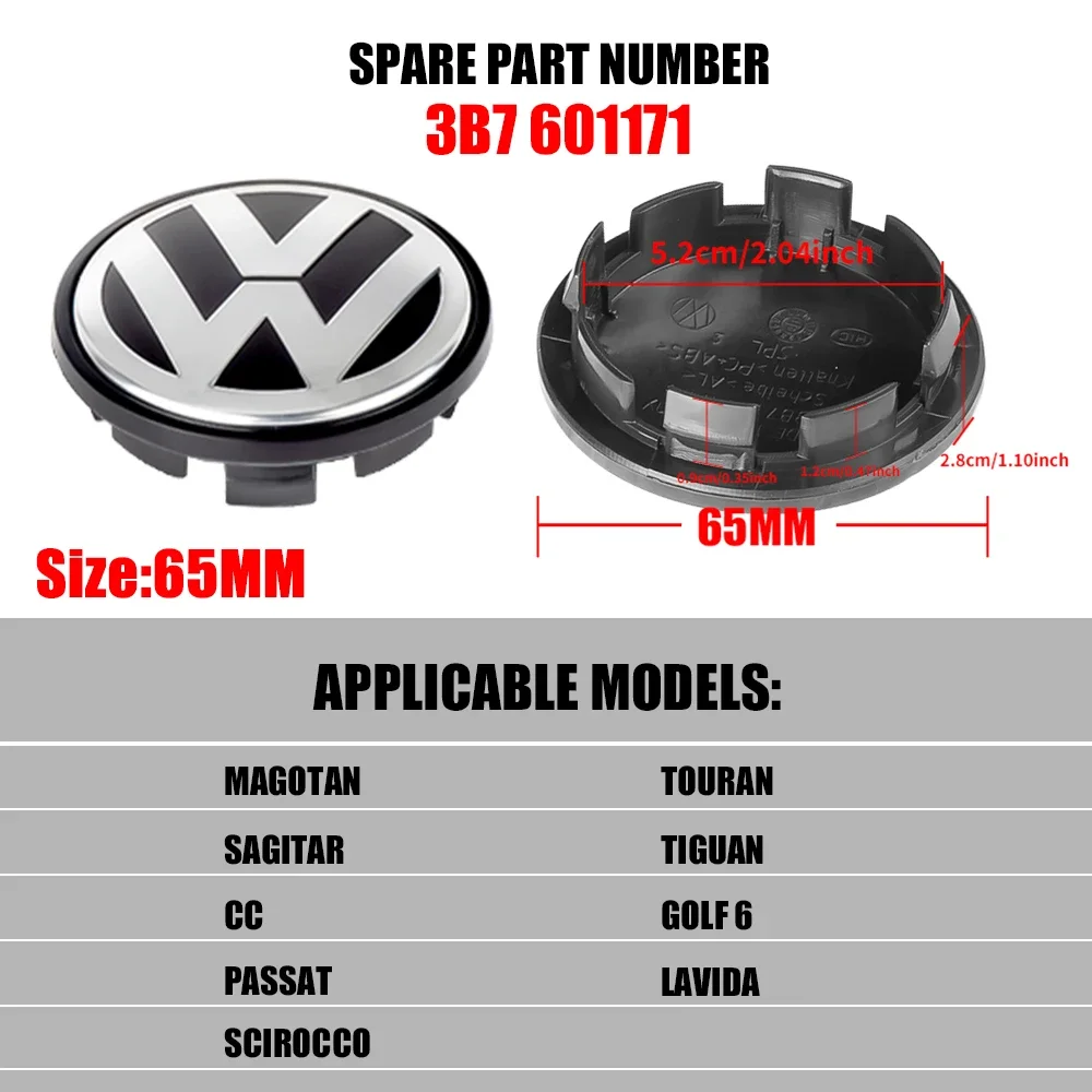 

4 шт., 56/65/66 мм, центральные колпаки колес автомобиля, чехлы для ступиц, аксессуары для Volkswagen VW GTI Golf Jetta Polo Beetle CC Passat Tiguan
