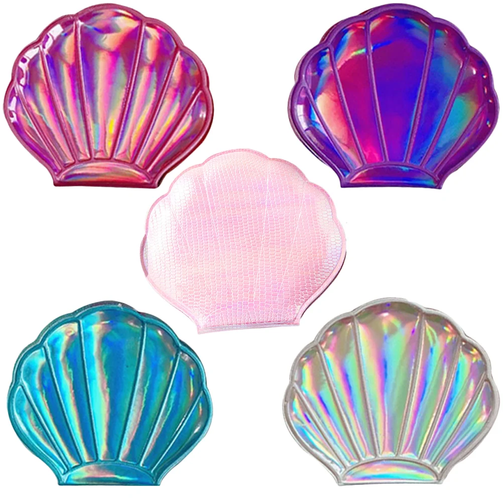 

Mirror Pocket Makeup Travel Shell Compact Hand Mini Handbagfoldableshape Seashell Gift Cute Handhold Magnifying Bachelorette
