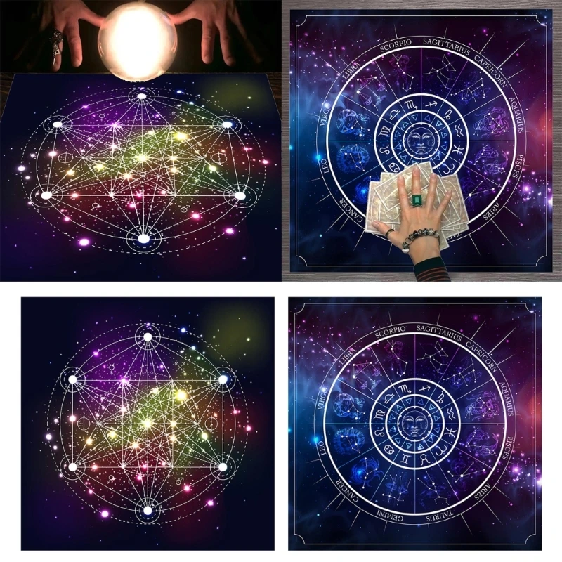 Скатерть Таро Гадания Крышка стола Оракулы Коврик для настольной игры