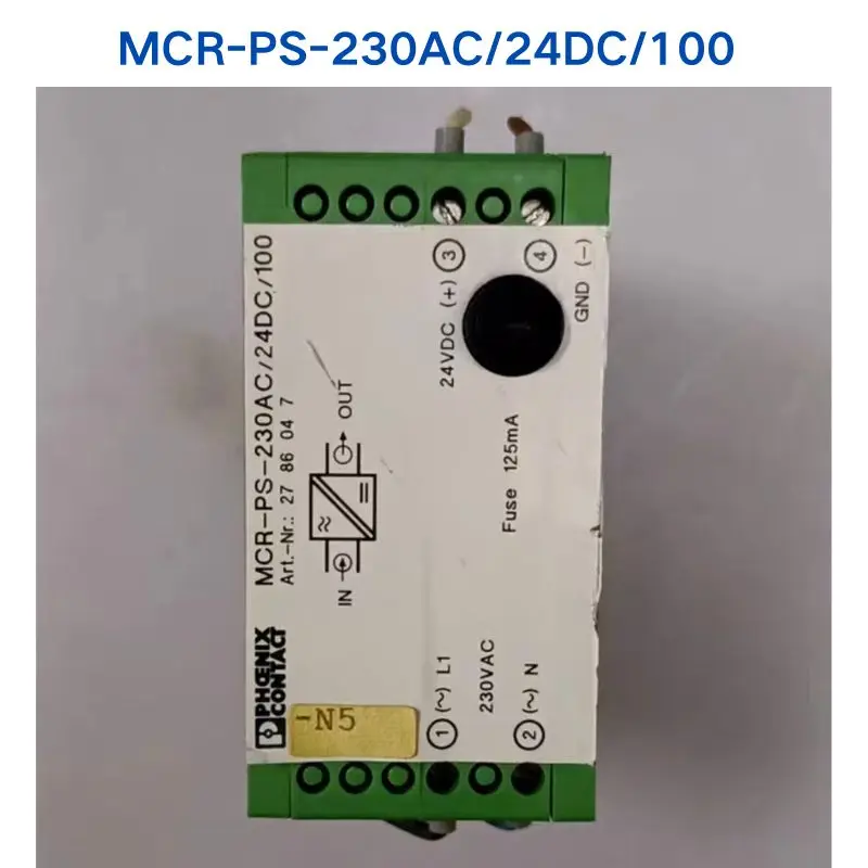 Б/у тест ОК Реле PHOENIX MCR-PS-230AC/24DC/100 2786047