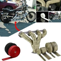 5m car glass fiber heat shield motorcycle exhaust pipe insulation cotton banana cloth high temperature resistant cloth