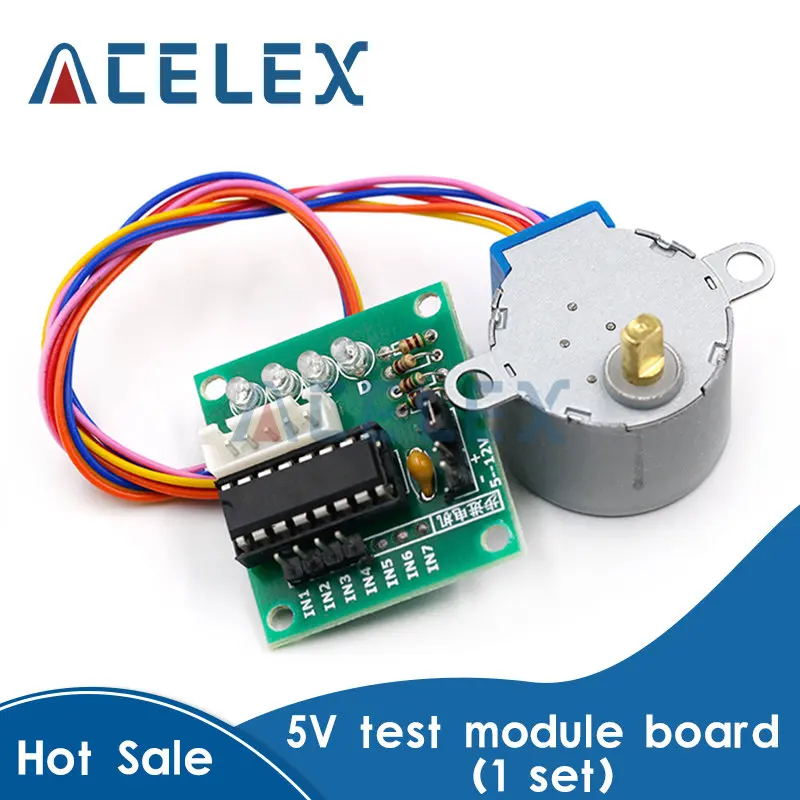 4-фазный шаговый двигатель 28BYJ-48-5V + плата драйвера ULN2003 для Arduino 10 x шаговый двигатель + плата драйвера 10x ULN2003