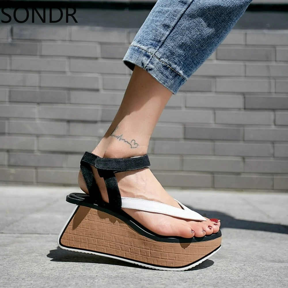 2023 Womens Peep Toe Suede Leather Belt Ankle Buckle Sandals Platform Wedge High Heel Shoes Slingbacks Sandals 10styles New 2023